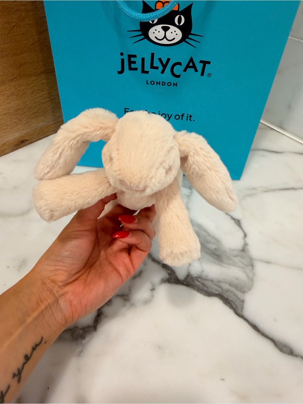 Jellycat my name is smudge tiny rabbit